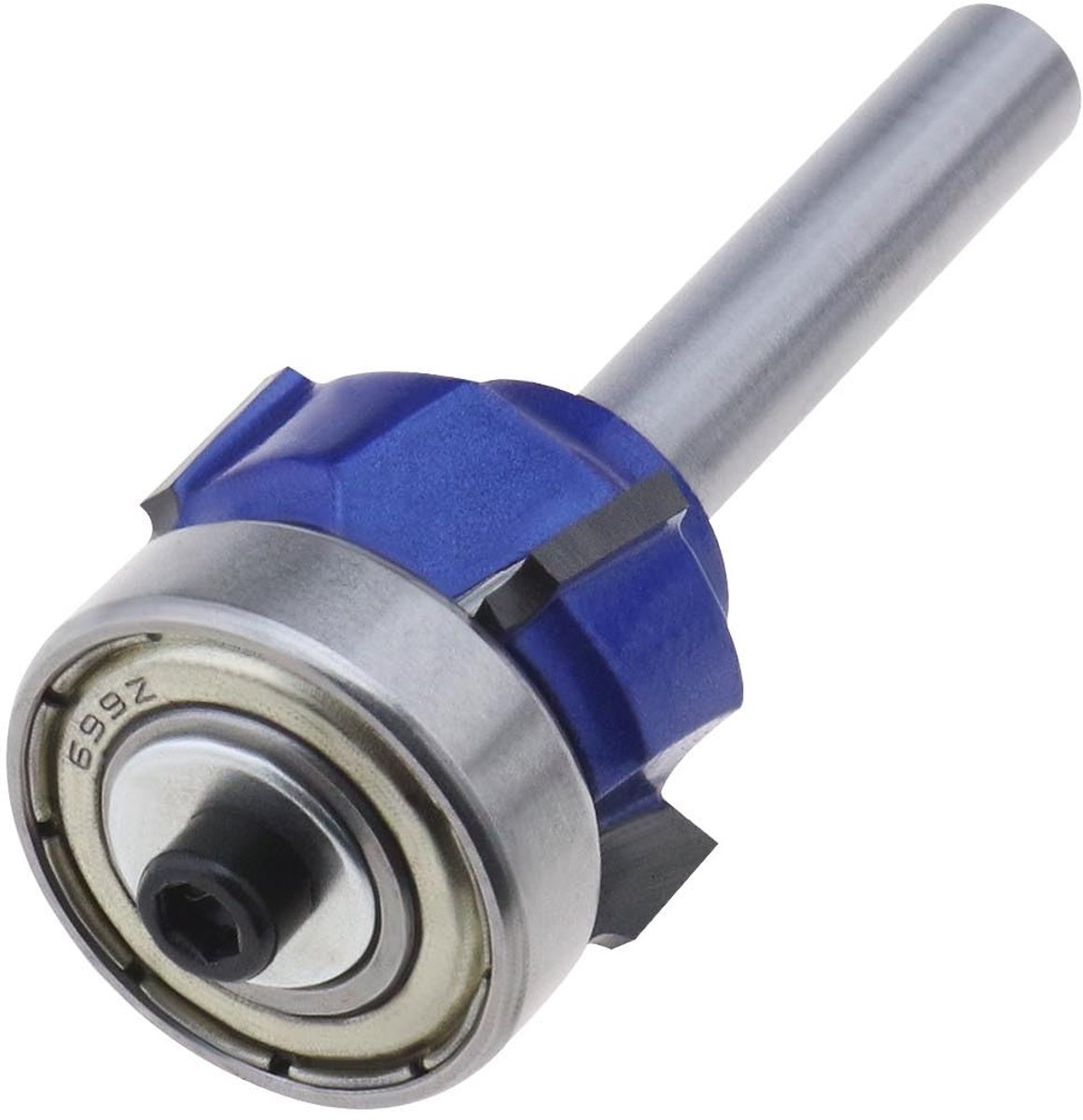 Dailygoods - Dailygoody - Ronde Over Router Bit - Houtbewerking - Carbide - 6,35 mm - R1 - Precisie Snijden - Geschikt voor Multiplex