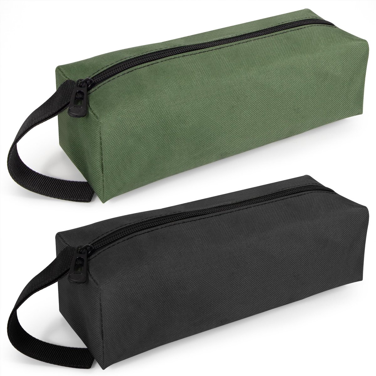 Dailygoods - Dailygoody - Kleine gereedschapstassen - Draagbare gereedschapstas - Waterdicht en praktisch - Zwart/groen - Voor handig gereedschap - Geschikt voor k...