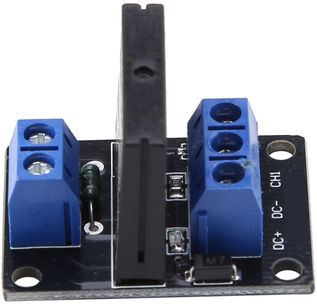 Dailygoods - Dailygoody - Solid State Relay Module - 1 Kanaal - Stabiele werking - 12V - Hoge trigger - Geschikt voor industrieel gebruik - 250VAC 2A