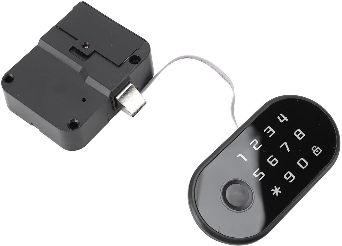 Dailygoods - Dailygoody - Slim Sleutelloos Kastslot - Vingerafdrukwachtwoord - Lange Batterijduur - Geschikt voor Meubilair - USB-back-upoplossing - Kinderslot voo..