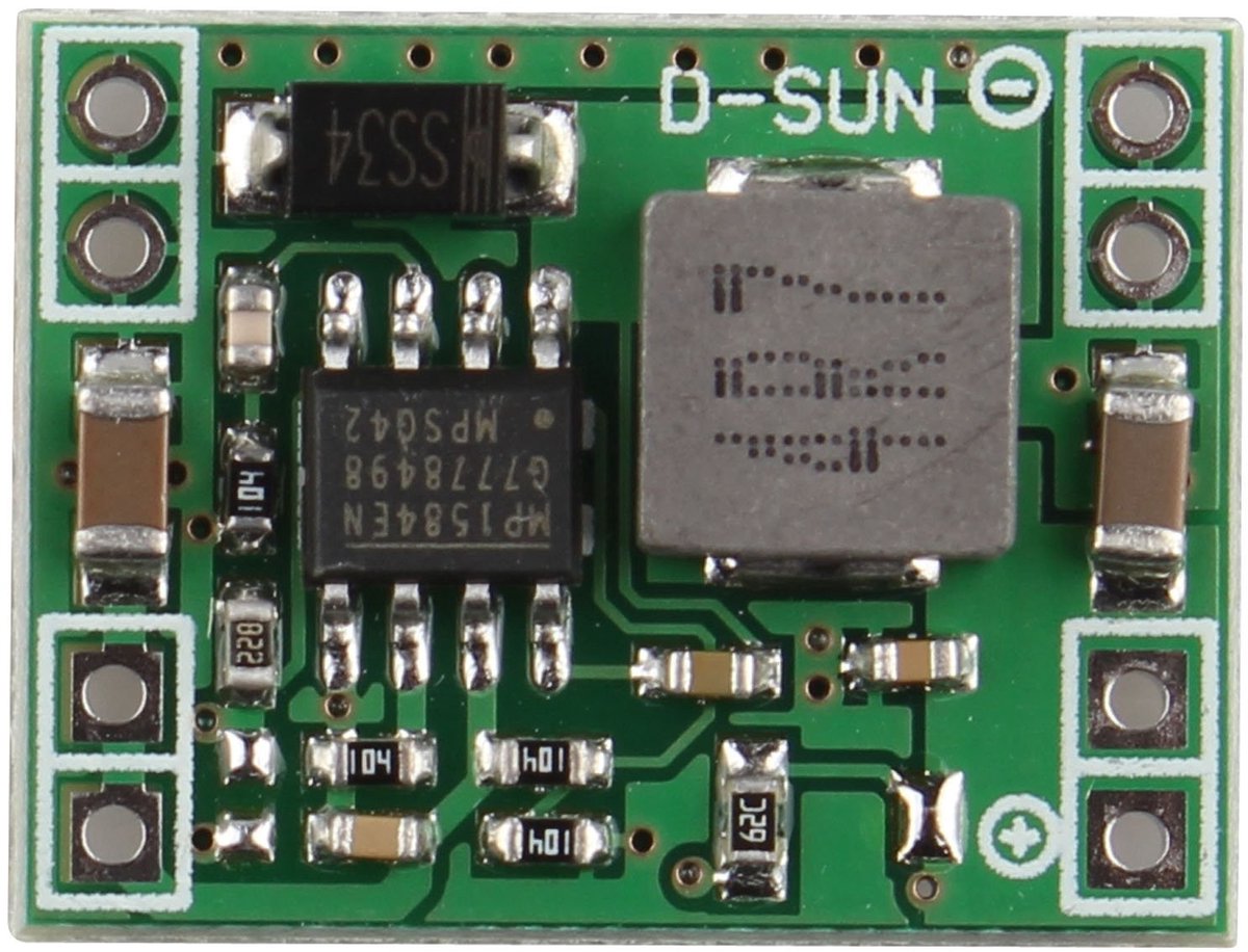 Dailygoody - Mini DC-DC Buck Power Module - 5V 3A - Voor Arduino - Efficiënte Stroomvoorziening - Compact en Krachtig - Geschikt voor Modelbouw -