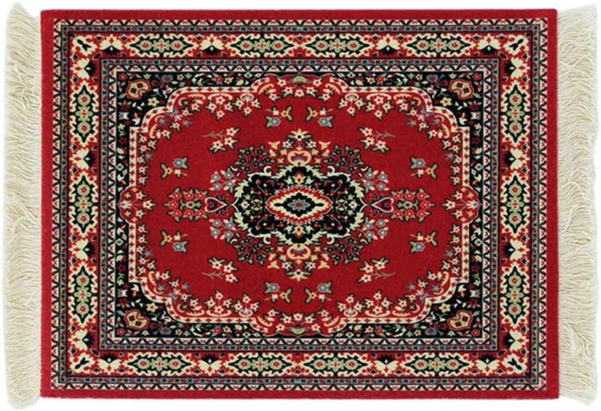 Persian Tapijt Muismat voor Computer - Luxe Oriental Design voor Bureau Decoratie en Comfort