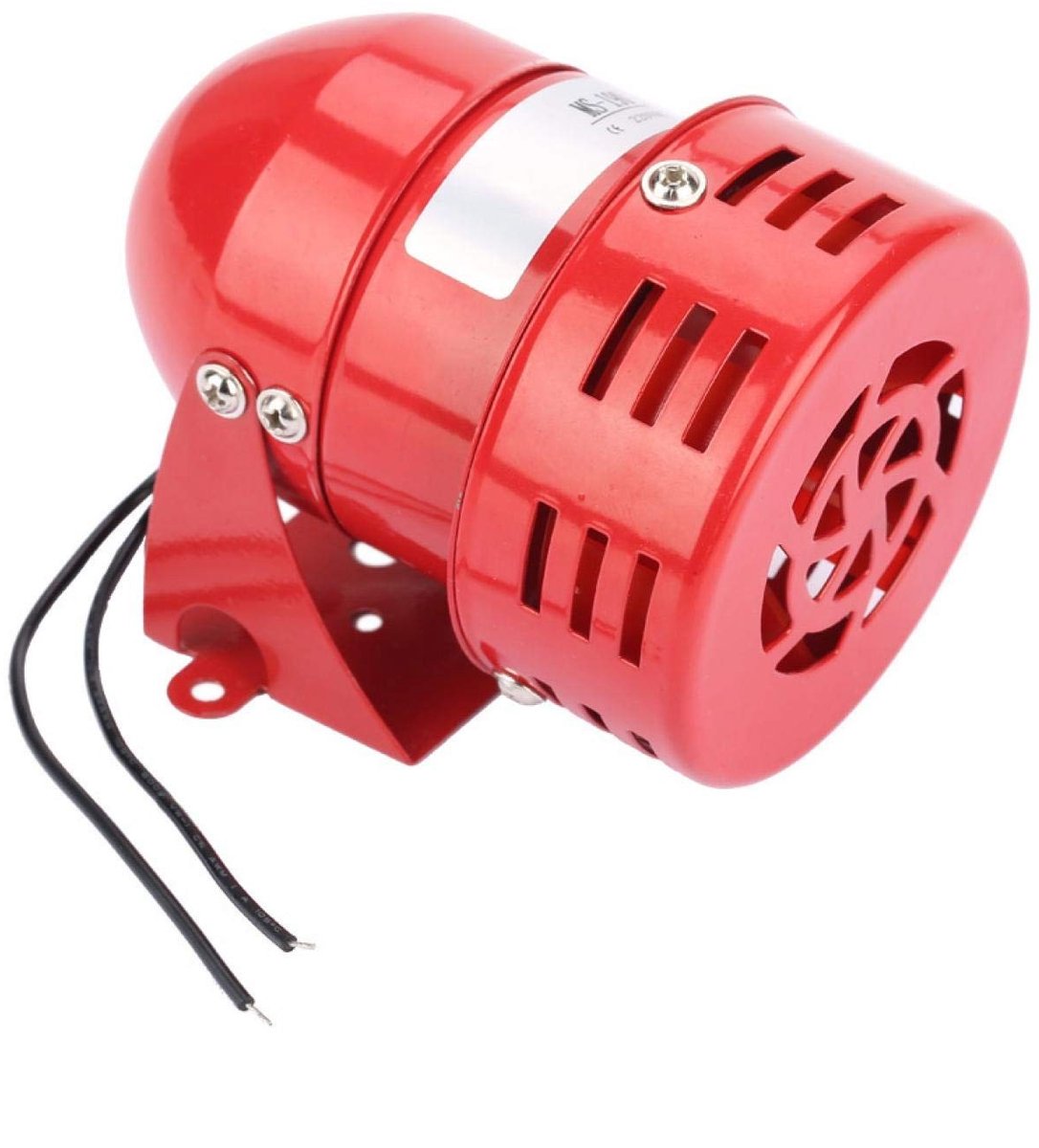 Dailygoody - Motor Alarm Bel - Industriële Sirene 220V 120DB - Geluidsalarm voor Fabrieken - Veiligheidssysteem - Toepassingen in de Industrie - Gesch...