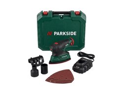 PARKSIDE® Accu-handschuurmachine 12V met accu en lader - Toerental: 11.000 tpm - Trillingsfrequentie: 22.000 tpm - Diame