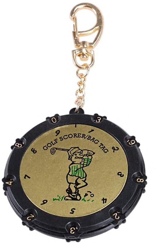 Dailygoods - Dailygoody - Golf Score Stroke Counter - Golfaccessoires - Handig met Clip Keychain - Goud - Voor 18 Holes en 9 Shots - Ideaal voor Golfliefhebbers van Dailygoods — afbeelding 3