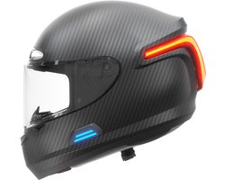 MC Pro Black M - (Smart) motorhelm - LED verlichting - Full HD 1080P Camera - Smart verlichting - Geïntegreerde Bluetooth-intercom - HiFi - SOS - Walkie-talkie