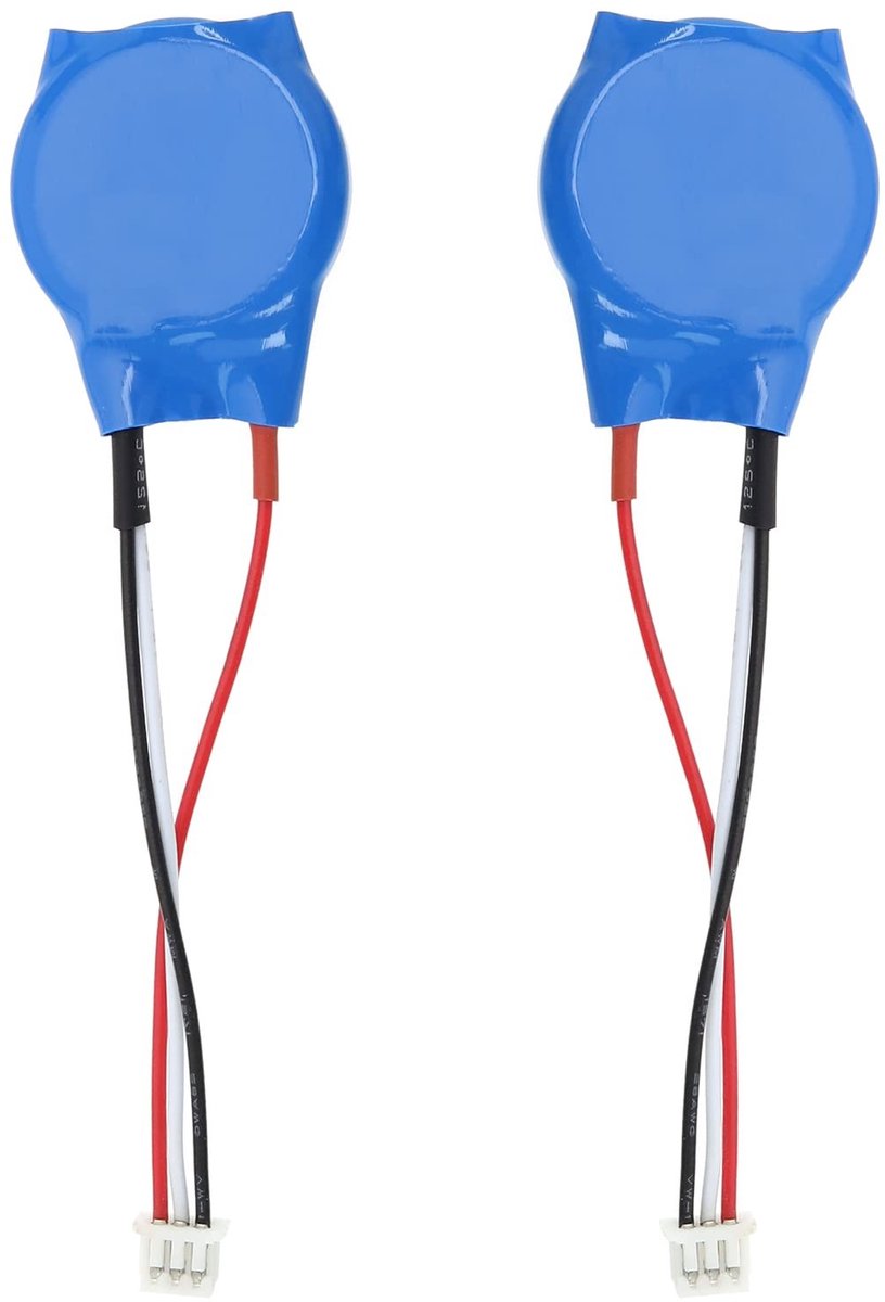 Dailygoods - Dailygoody - CR2032 Batterij - Knopcel Batterijen - 2 Stuks - Blauw - Compatibel met Dell Latitude Serie - Betrouwbare Voeding voor Apparaten