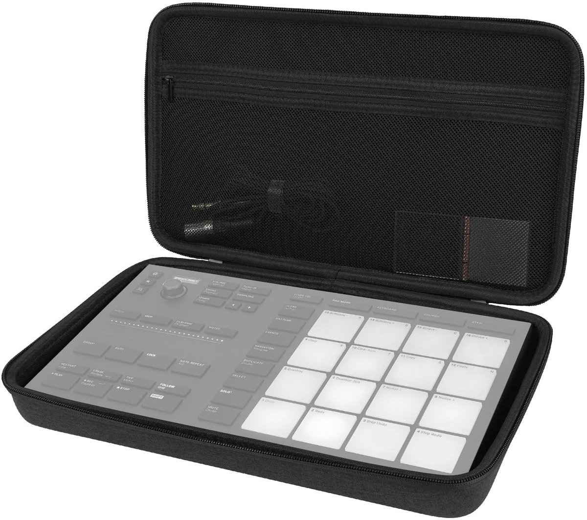 Dailygoods - Dailygoody - Harde hoes - Beschermende Travel Draagtas - Grijs - Geschikt voor Drum Controller - Modern design - Veilig en stijlvol