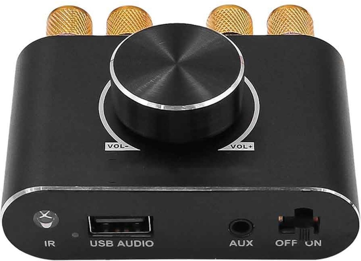Dailygoods - Dailygoody - Bluetooth-versterker - 20W 2.0 kanaals audioversterker - Met afstandsbediening - Veilig en veelzijdig - Geschikt voor thuisgebruik - Mode...