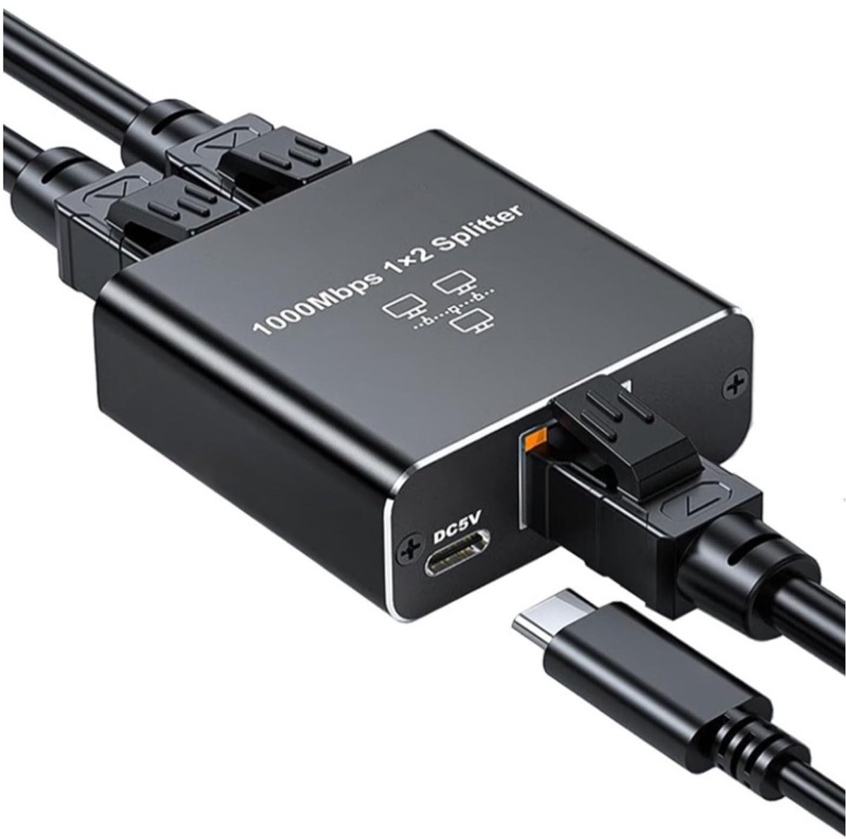 Dailygoods - 1000 Mbps Gigabit RJ45 Netwerksplitter voor Twee Apparaten