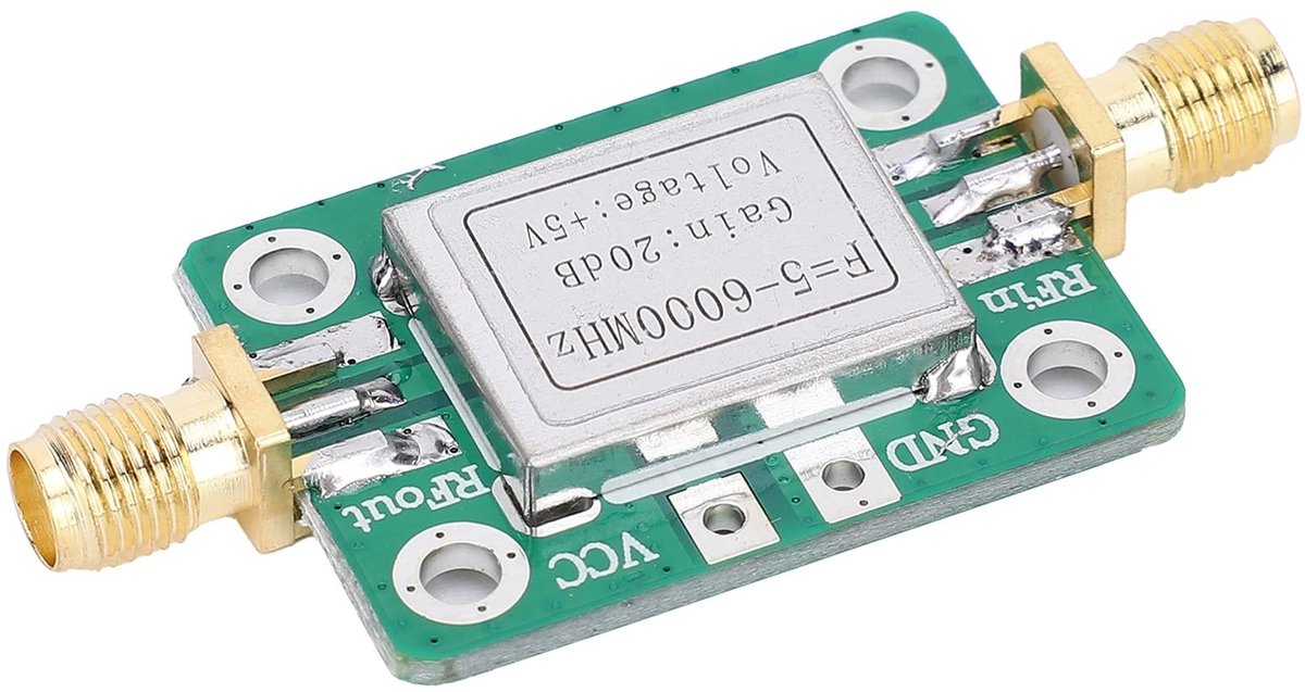 Dailygoods - Dailygoody - Breedband RF-module - Ultrabreedband Medium Eindversterker - Compact formaat - Versterking 20dB - Geschikt voor RF-zendontvangermodules