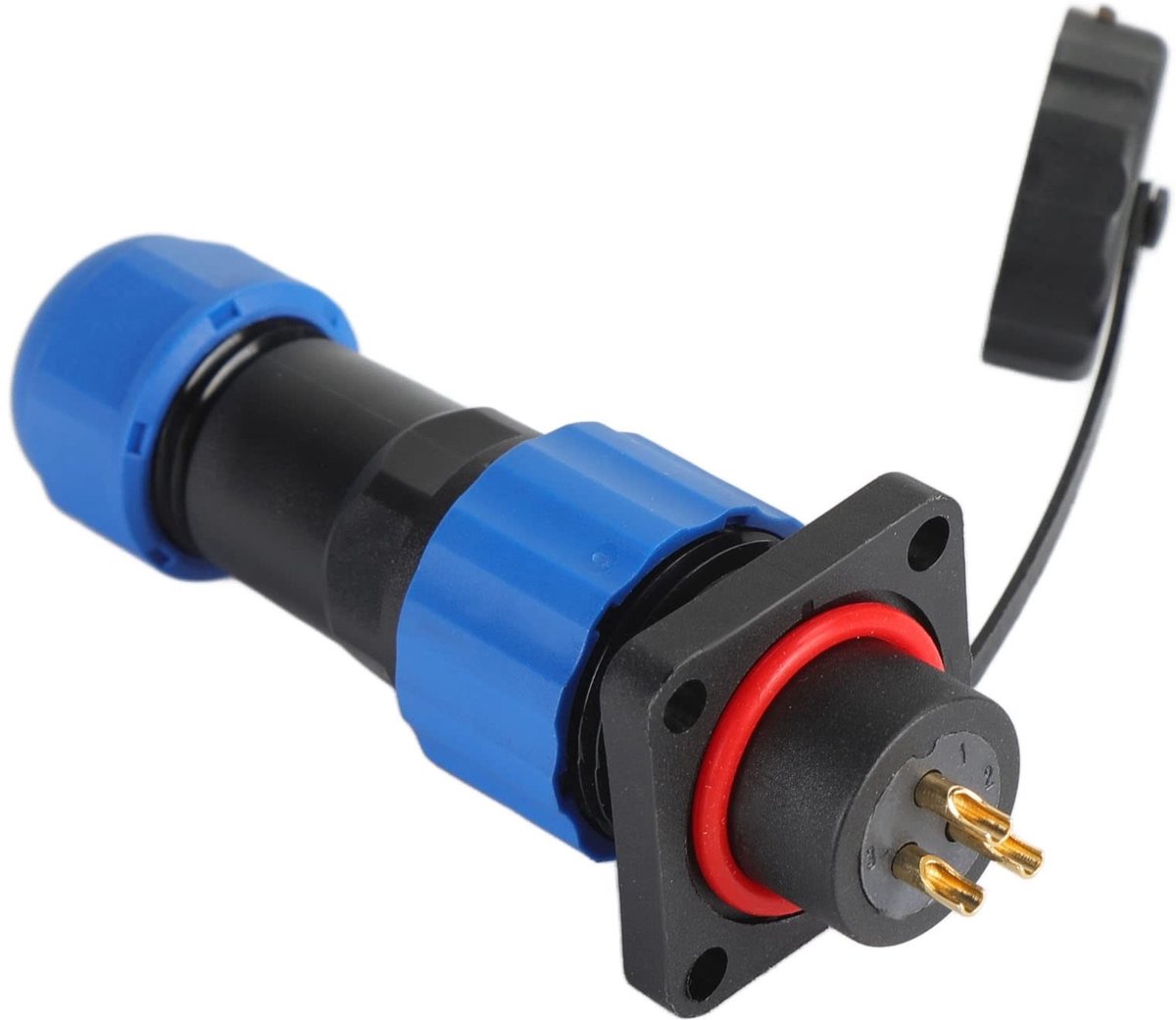 Dailygoods - Waterdichte 2Pin naar 9Pin Connector voor Industrieel Gebruik