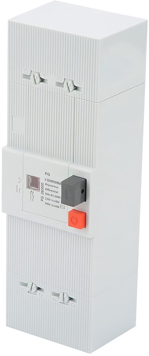 Dailygoods - Dailygoody - Air Switch - Circuit Breaker - Protective - Low Voltage - 2 Pole - Multiple Protection - 30-60A - Geschikt voor - 50Hz/60Hz