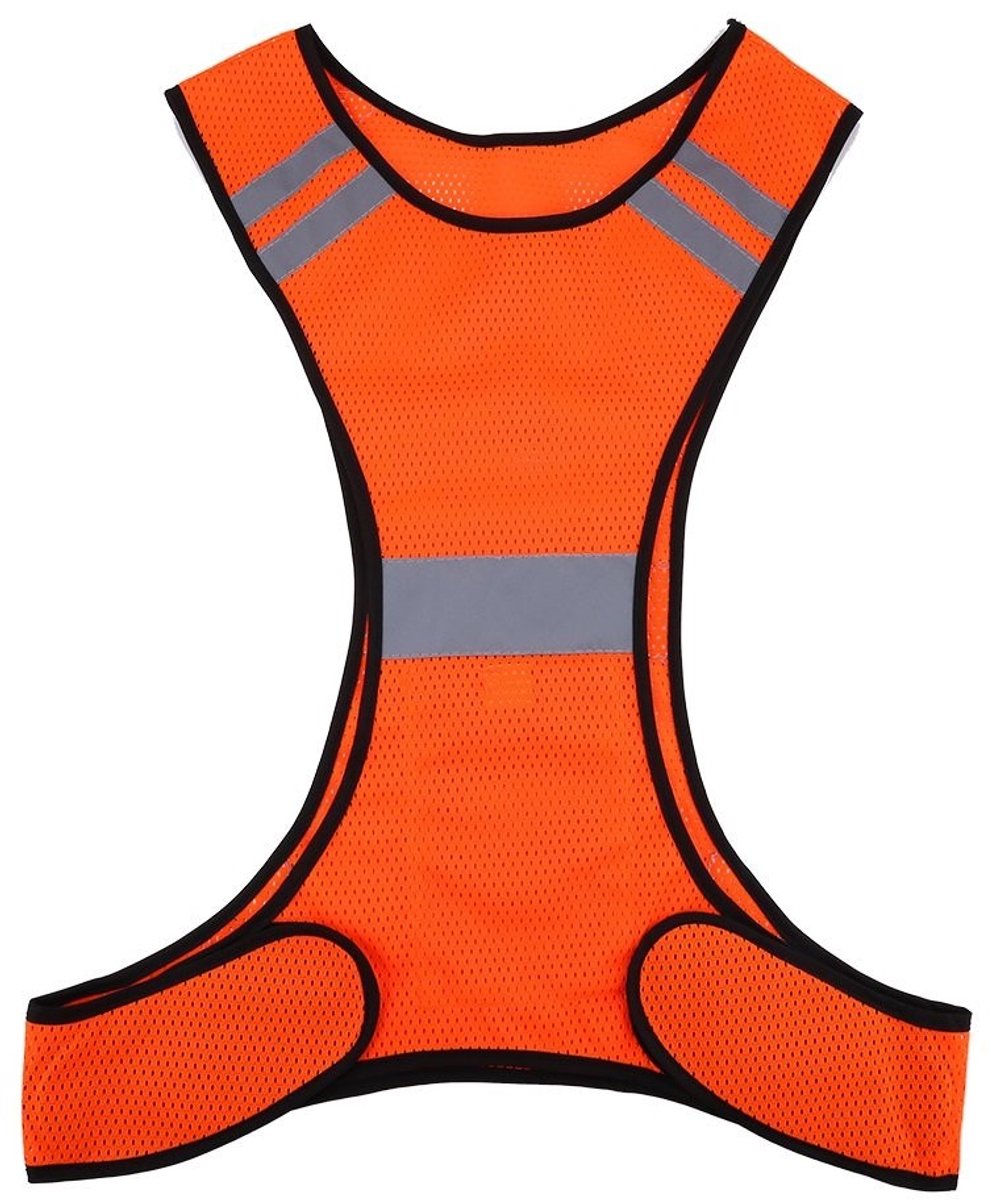 Dailygoods - Dailygoody - Hoge zichtbaarheid veiligheidsvest - Voor hardlopen en fietsen - Lichtgewicht en ademend - 200M - Veiligheidsvest met zakken - Geschikt v...
