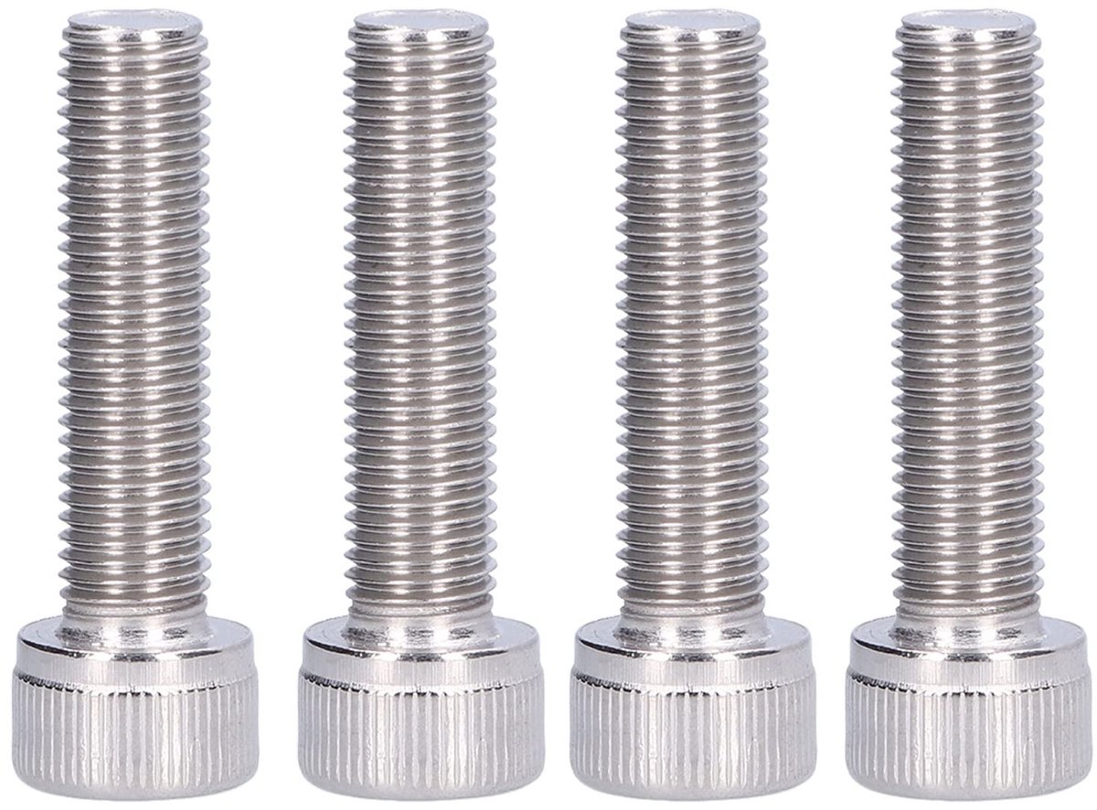 Dailygoods - Set van 4 Roestvrijstalen Zeskantschroeven M10 x 50
