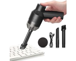 Mini draadloze bureaustofzuiger, geschikt voor het reinigen van stof, haar, pluisjes, gumresten, laptops, auto's, dierenverblijven en andere plekken.