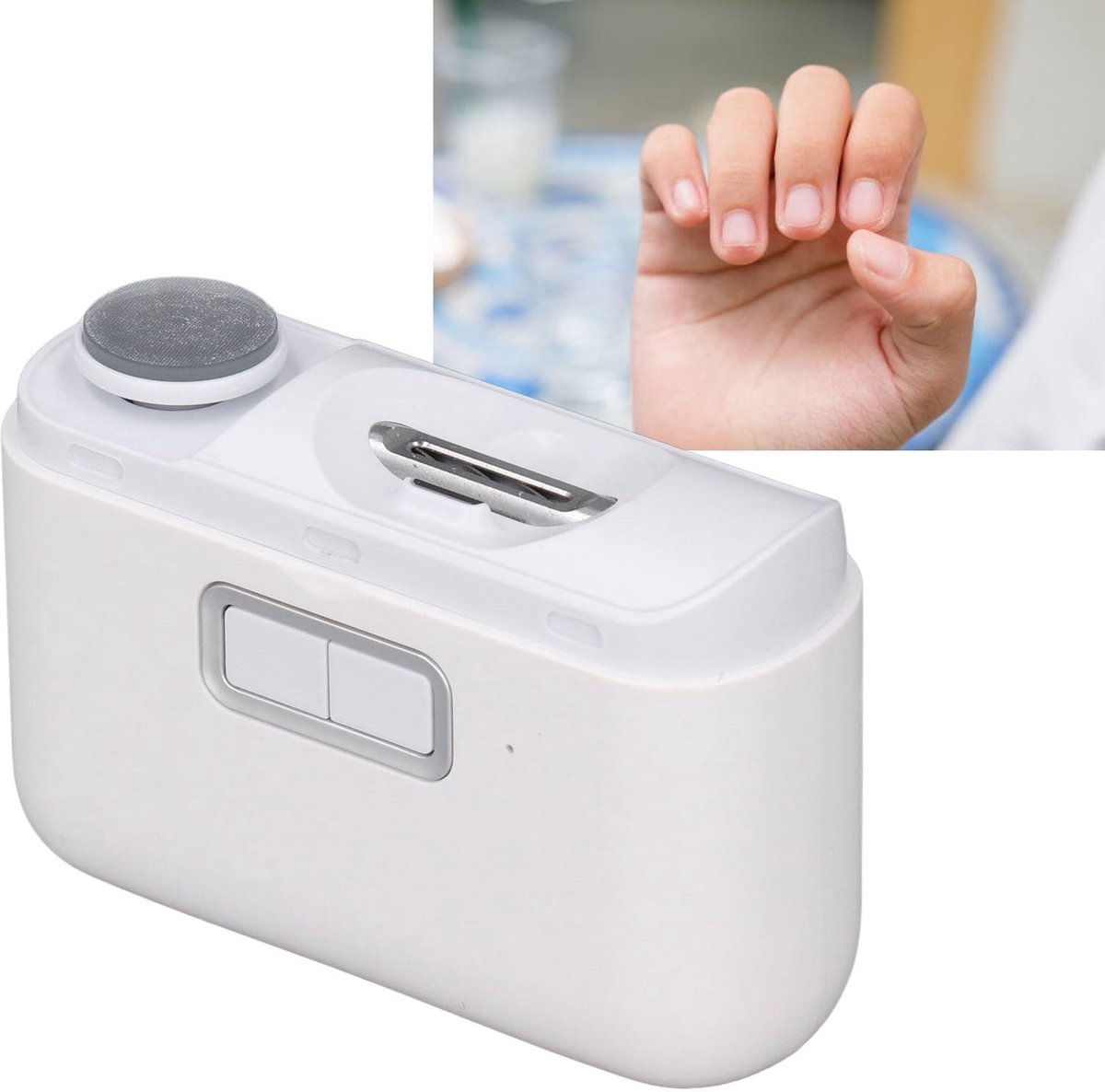 Dailygoods - Dailygoody - Automatische Elektrische Nagelknipper - Draadloos - Voor Kinderen en Volwassenen - Polijsten en Knippen - Geschikt voor Senioren