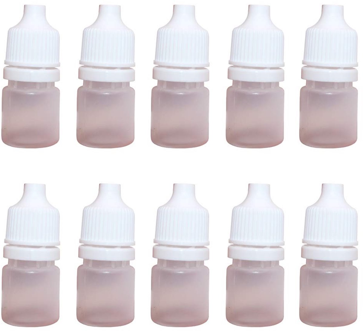Dailygoods - Dailygoody - Doseringsflesjes voor Oogdruppels - 50 Stuks - Lekvrij en Kindveilig - 3 ml - Geschikt voor Kinderen - Handige Doseringsoplossing