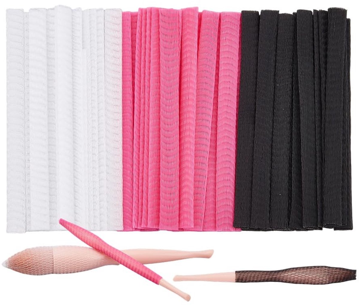 Dailygoods - Dailygoody - Make-upkwasten Bescherming - Herbruikbare Netten - 150 Stuks - Gemengde Kleuren - Cosmetica Accessoires - Kwaliteit voor jouw Make-upkwasten
