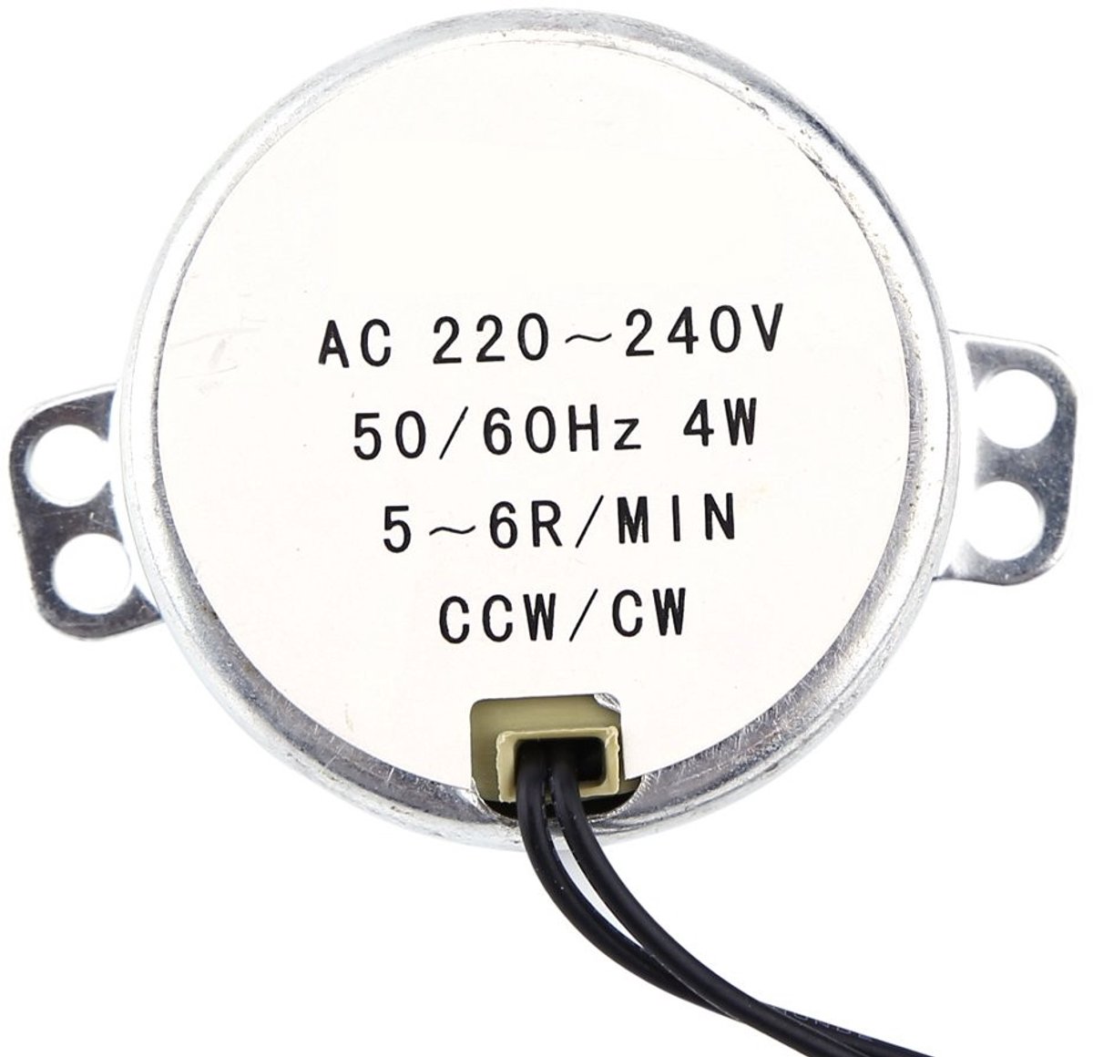 Dailygoods - Dailygoody - TYC-50 Synchronisatie Motor AC 220/240V 4W 50/60Hz - Ideaal voor Ventilatie en Mechanismen