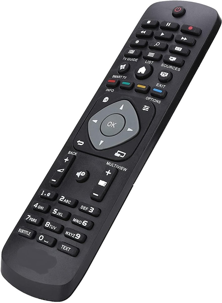 Dailygoody - Multifunctionele Smart TV-afstandsbediening - Universele Vervangingsafstandsbediening - Handzaam Formaat - Geschikt voor Diverse Mod