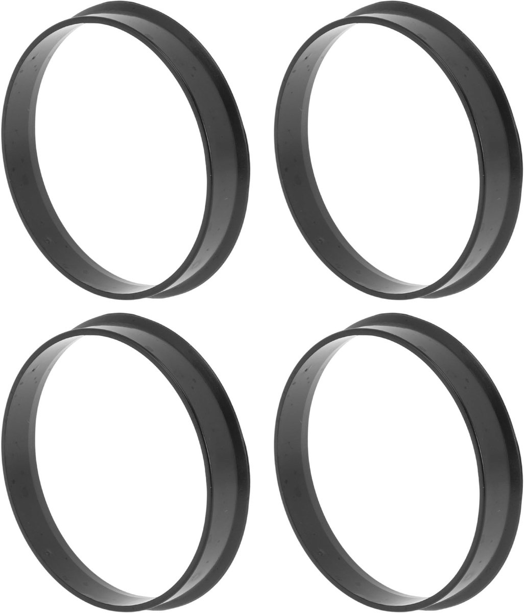 Dailygoods - Auto Wiel Hub Centric Ringen 59.6mm tot 56.6mm Zwart