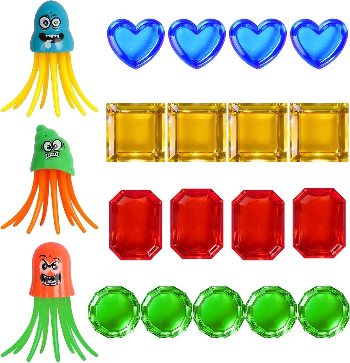 20 Stuks Duik Speelgoed voor Kinderen, Onderwater Speelgoed met Duikringen en Torpedo's, Ideaal voor 5-12 Jaar, Inclusief Opbergzak