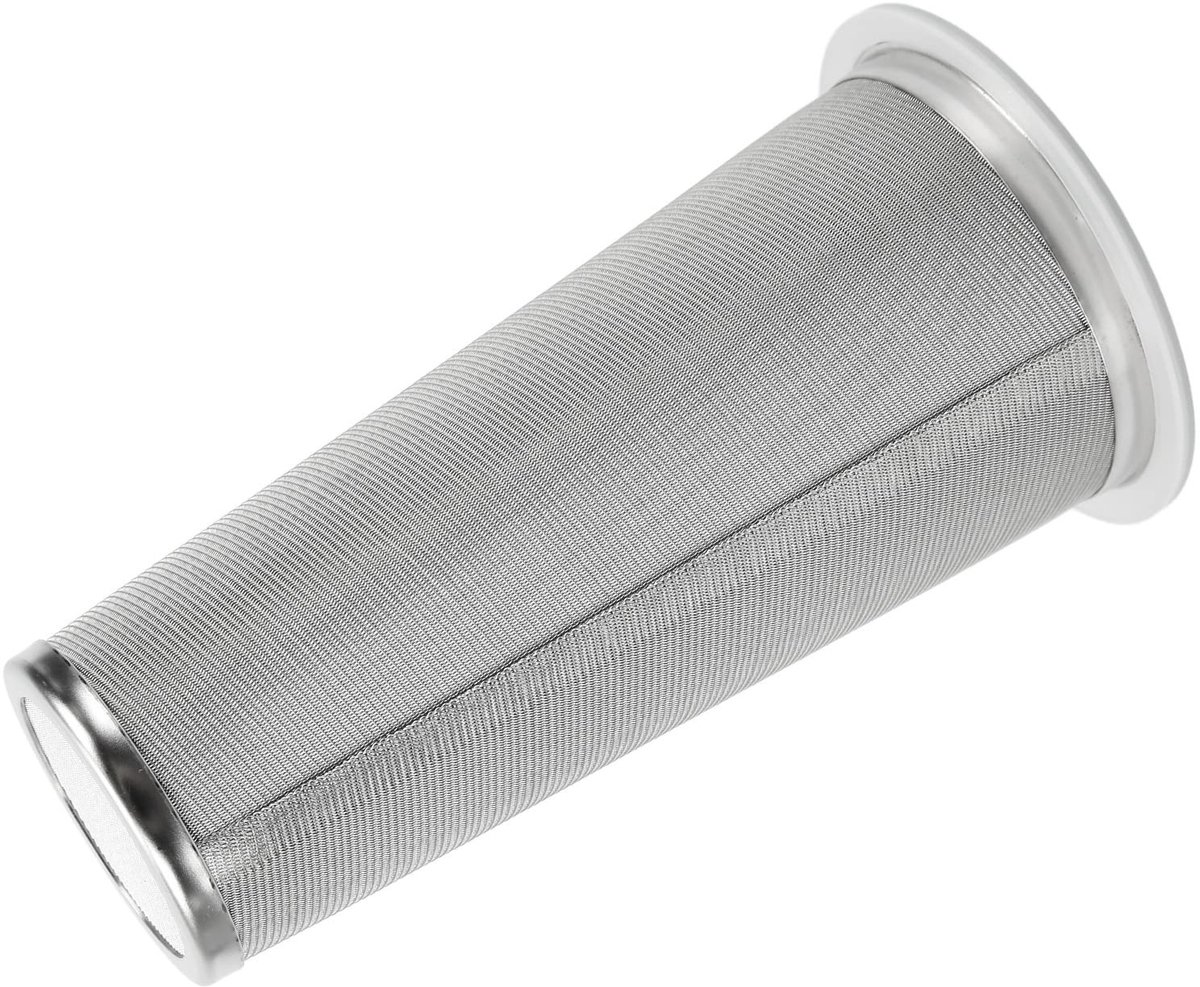 Dailygoody - Cold Brew Koffiefilter - Roestvrij Staal - Herbruikbaar Brouwaccessoire - 8 x 15 cm - Vervangend Filter - Geschikt voor Koffie en Thee