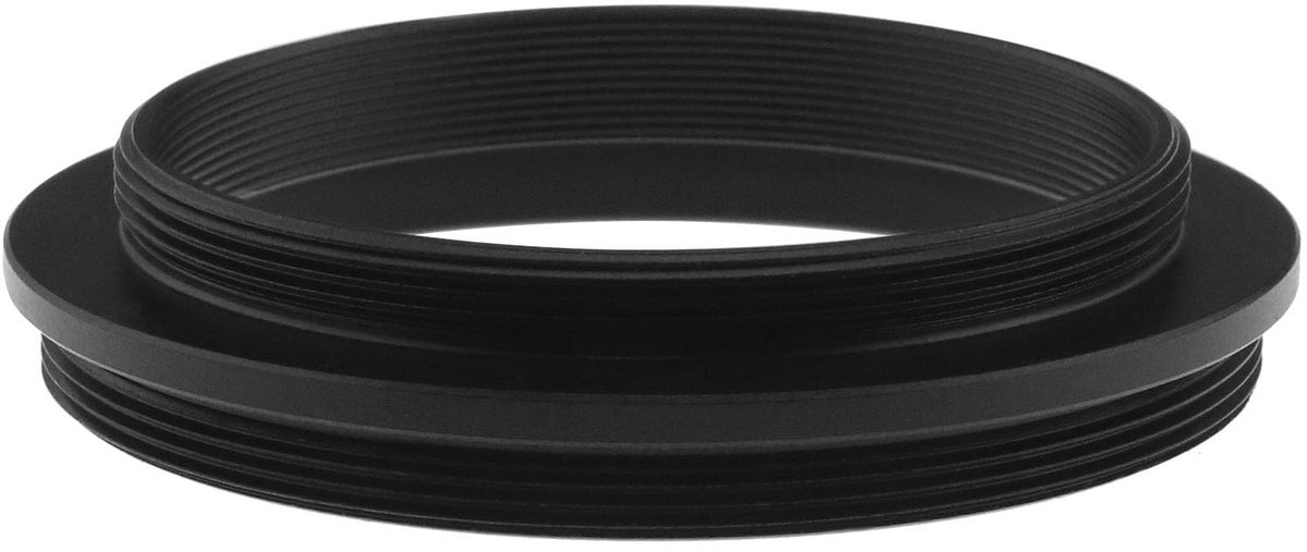 Dailygoody - Telescoop Adapter - M48 naar M42 - Aluminium Filter Ring - Zwart - Lens Adapter - Geschikt voor Camera's - M48 Draad