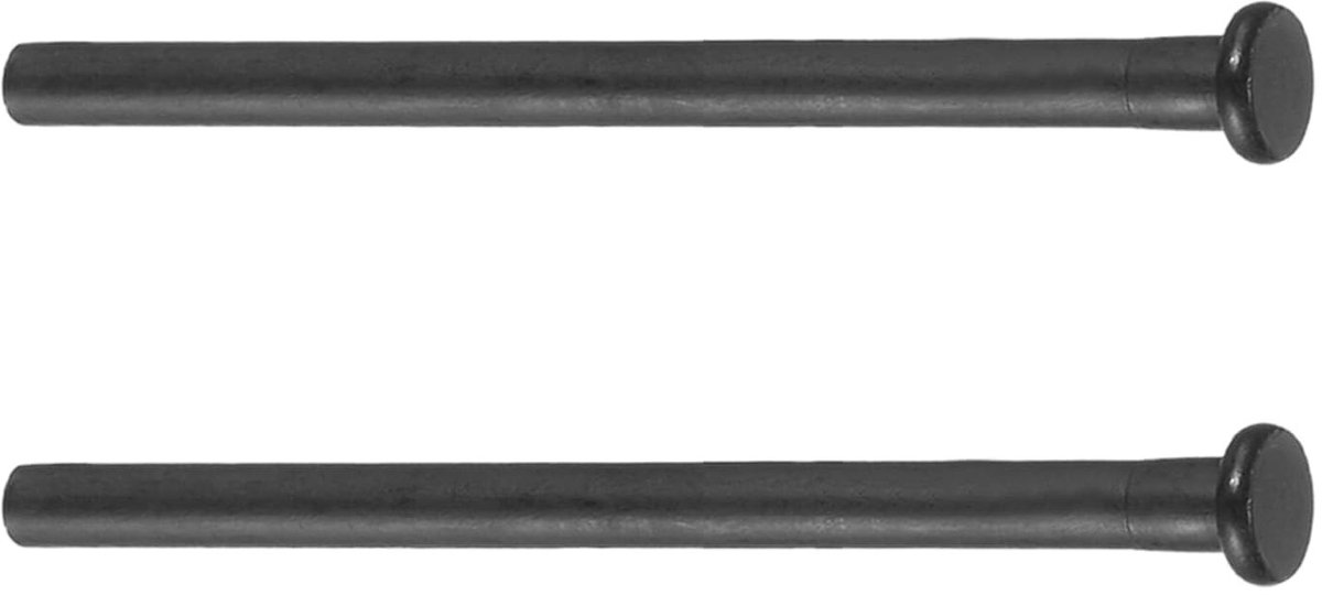 Dailygoods - 2 Stks Verwijderbare Deur Scharnier Pins Mat Zwart