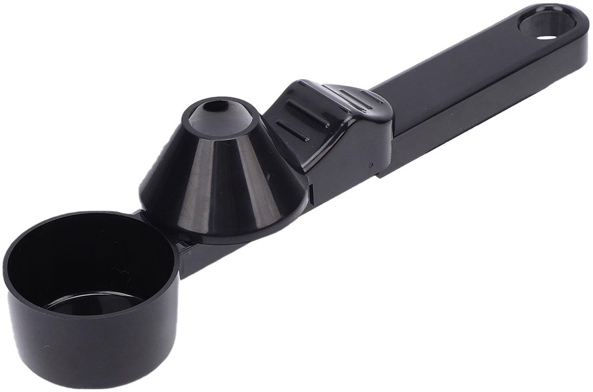 Dailygoods - 2 Eetlepels Koffie Maatlepel met Trechter voor Koffie en Poeders