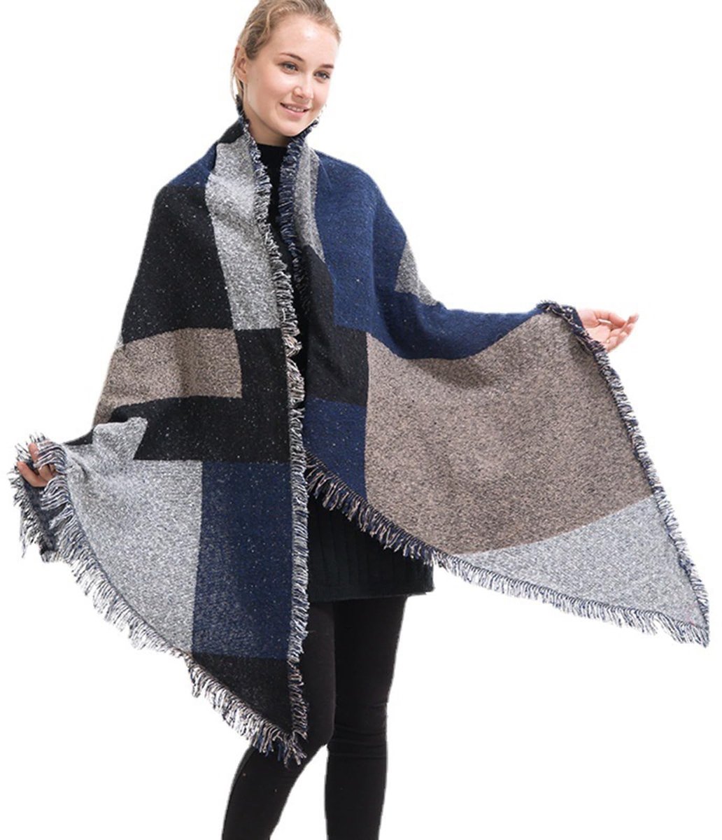 Dailygoods - Lange Dames Sjaal 200 cm x 70 cm voor Wintermode