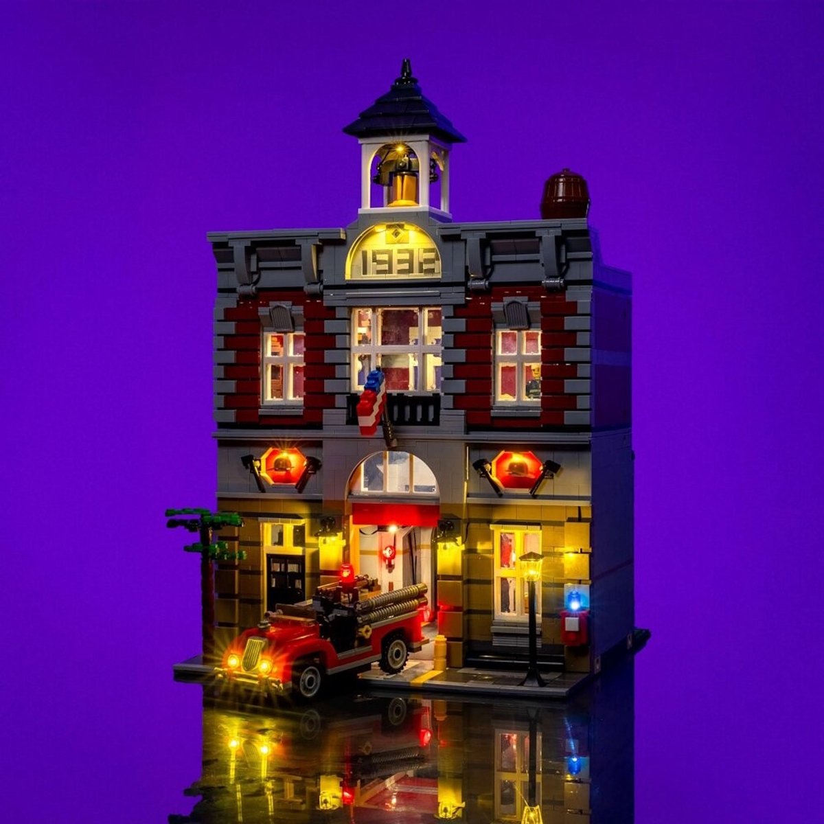 LMB 2.0 - Verlichtingsset geschikt voor LEGO® 10197 Brandweerbrigade