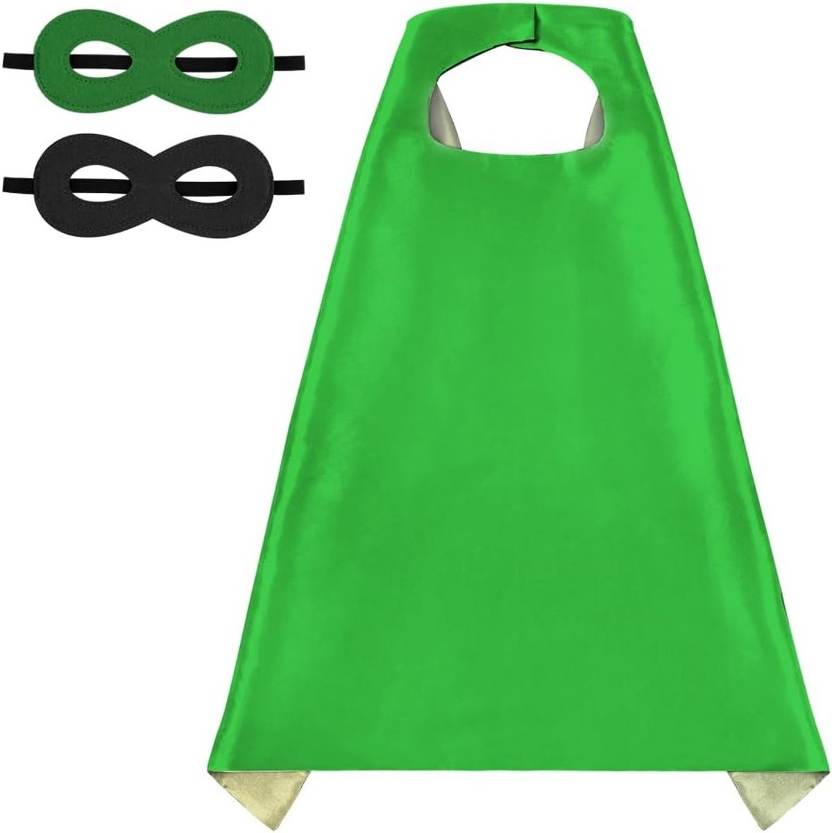 Superhelden Cape Kostuum voor Kinderen, 2/3 Stukken, Dubbelzijdige Cape met Masker, Halloween, Carnavalskostuum, Cosplay voor Jongens en Meisjes, Creatief Speelgoed