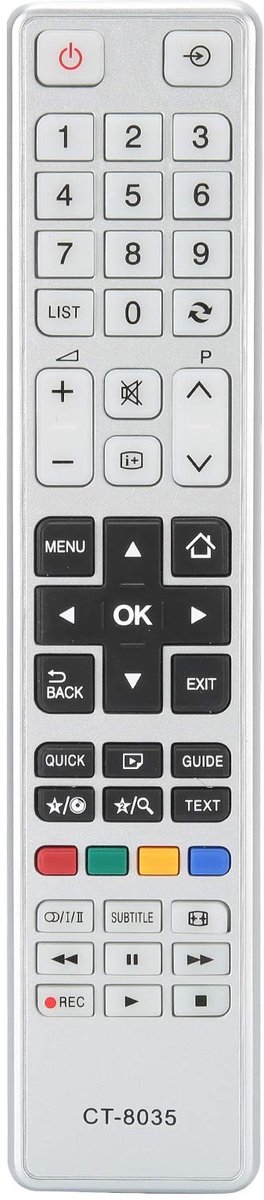 Dailygoods - Dailygoody - TV Afstandsbediening - Vervangend - Zwart - Compatibel met meerdere modellen - Geschikt voor diverse televisies - Gebruiksvriendelijk