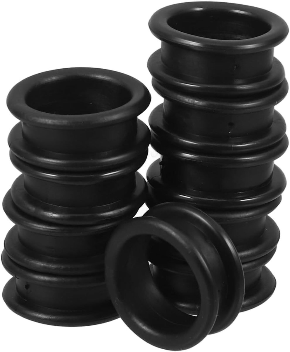 Set van 10 Siliconen Vinger Ringen voor Scharen, Antislip Ringen met Flexibele Vingerbescherming, Ergonomische Rubber Ringen voor Dierenverzorging en Kapperswerk, Duurzaam en Comfortabel