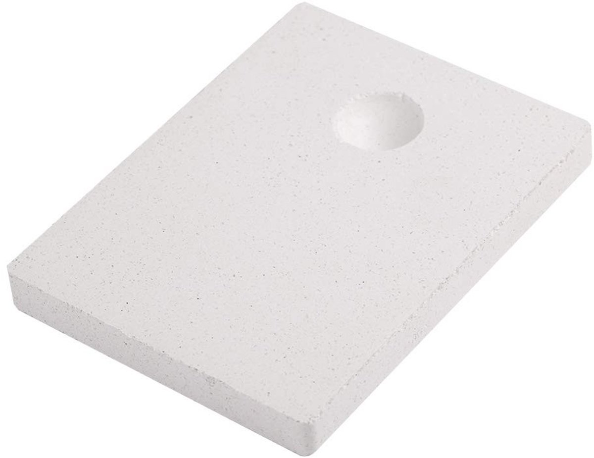 Dailygoods - Dailygoody - Sieradenreparatiegereedschap - Vuurvaste Steen - Hoogwaardige Thermische Isolatie - Compact en Licht - Voor Sieraden Lassen - Ideaal voor