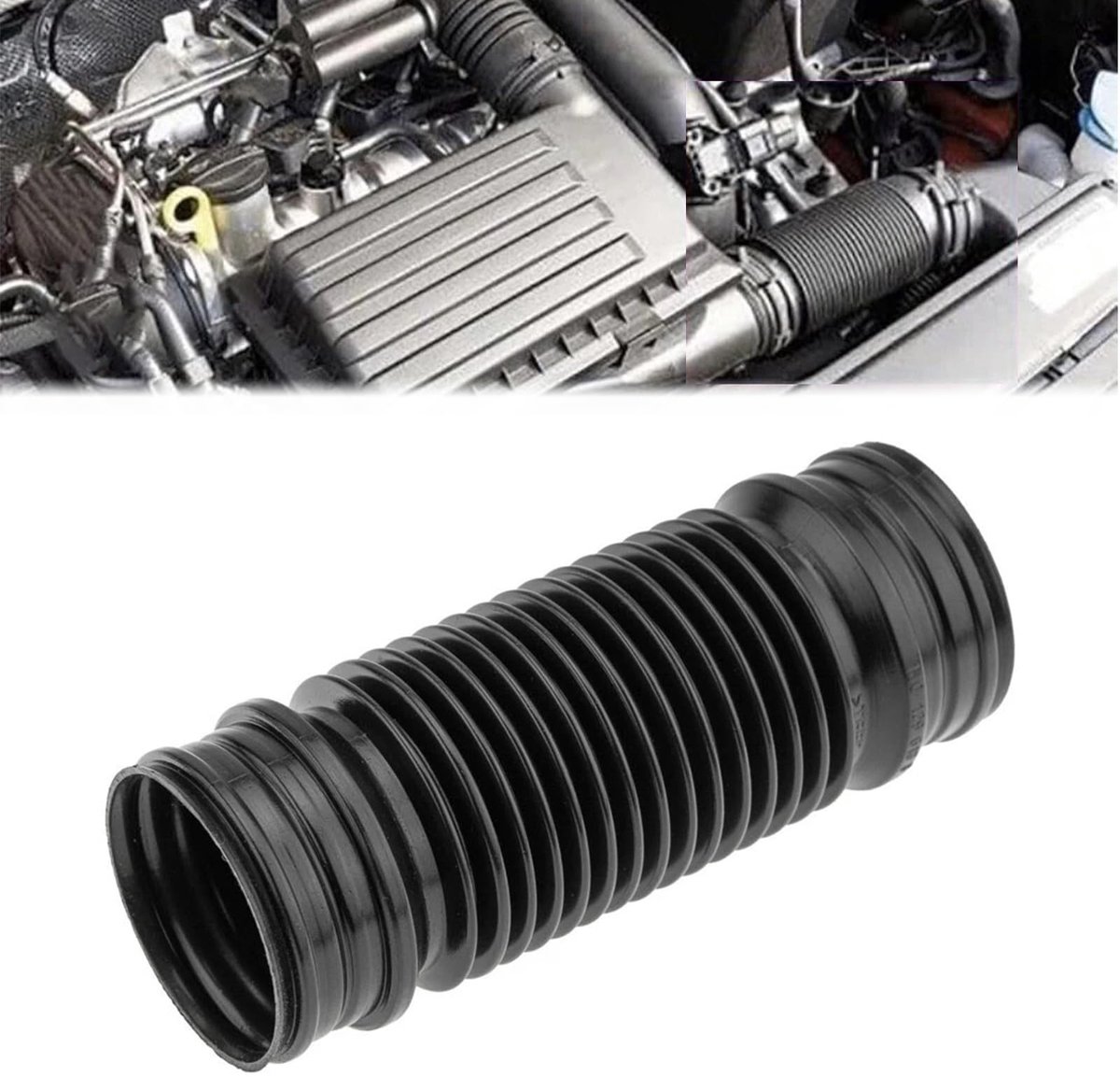 Dailygoods - Dailygoody - Suction Tube Air Hose - Golf IV 4 - Eenvoudige installatie - Zwart - Car Accessories - Hoogwaardige kwaliteit - Geschikt voor Golf IV 4, ...