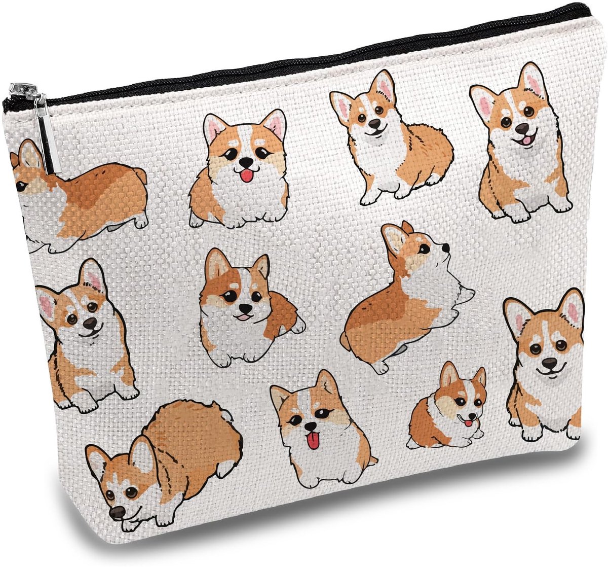 Dailygoods - Dailygoody - Make-up Tassen voor Honden - Multifunctionele Pennenetui - Ideaal voor Reizen - Polykatoen - Hondenliefhebbers - Perfecte Geschenken - 25