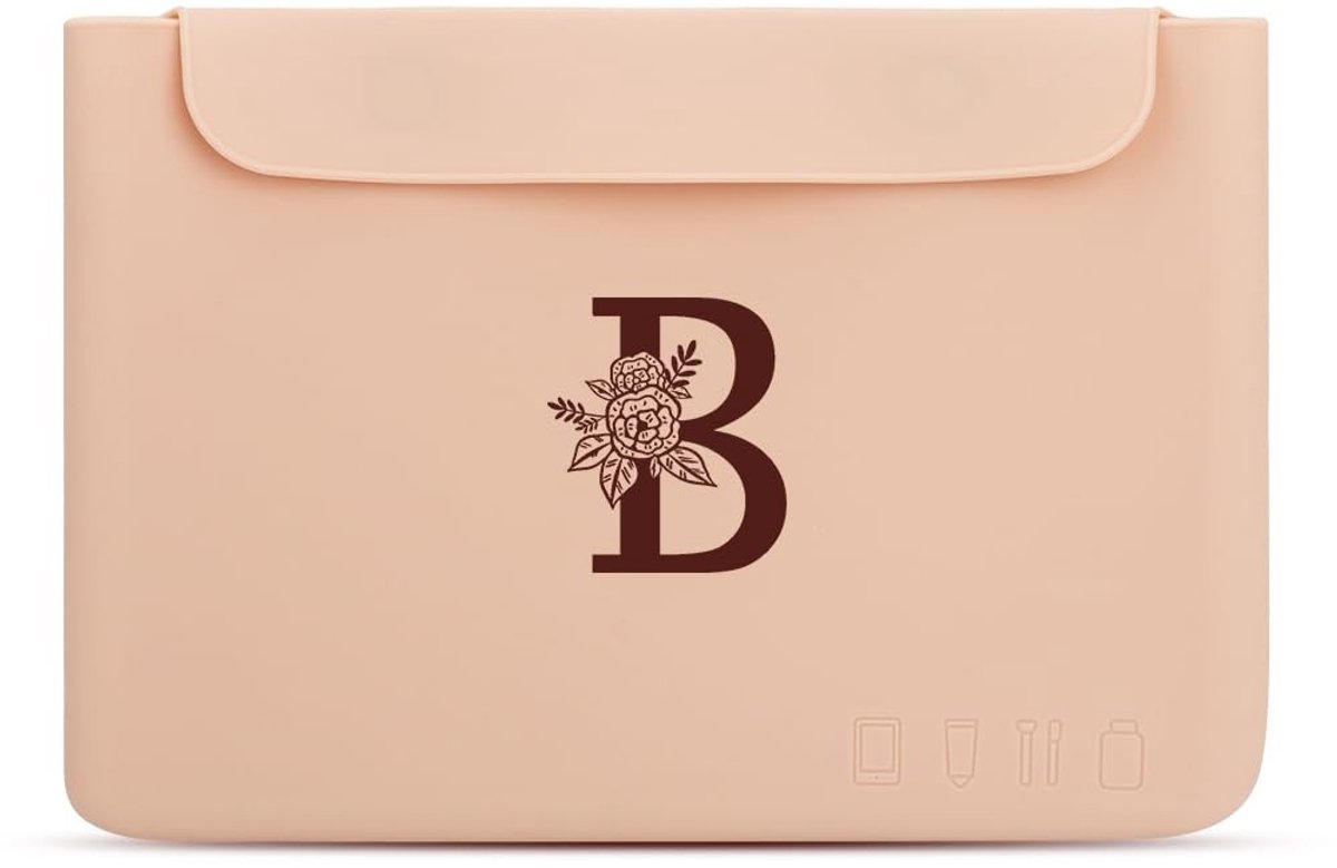 Dailygoods - Dailygoody - Silicagel Make-uptas - Gepersonaliseerde Organizer - Compact en Handzaam - A-Z Initialen - Perfect Cadeau voor Vrouwen - Ideaal voor