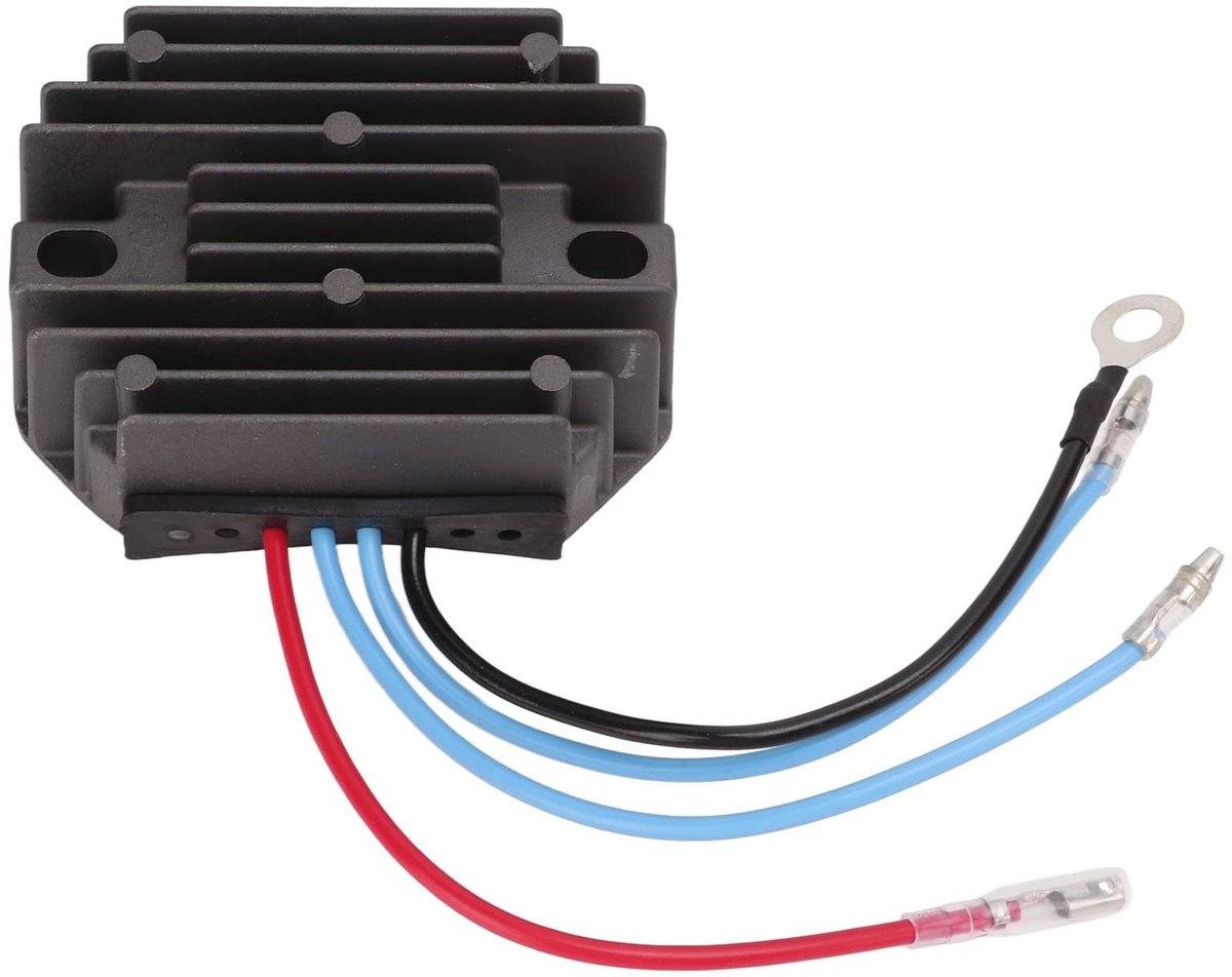 Dailygoods - Dailygoody - Spanningsregelaar - 12V Spanningsgelijkrichter - Eenvoudige installatie - Aluminium - Vervangingsonderdelen - Geschikt voor tractoren - M...