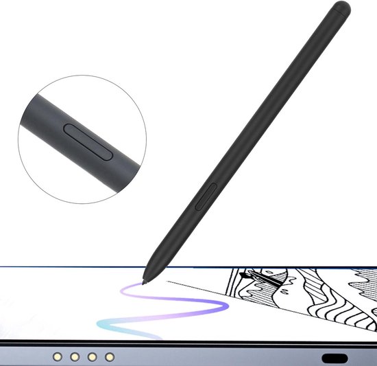 Dailygoods - Dailygoody - Pen voor Tab S6 Lite - Stylus Vervanging - Inclusief Reserve Tips - Zwart - Geschikt voor SM P610 en SM P615 - Perfect voor Creativiteit ... — afbeelding 5