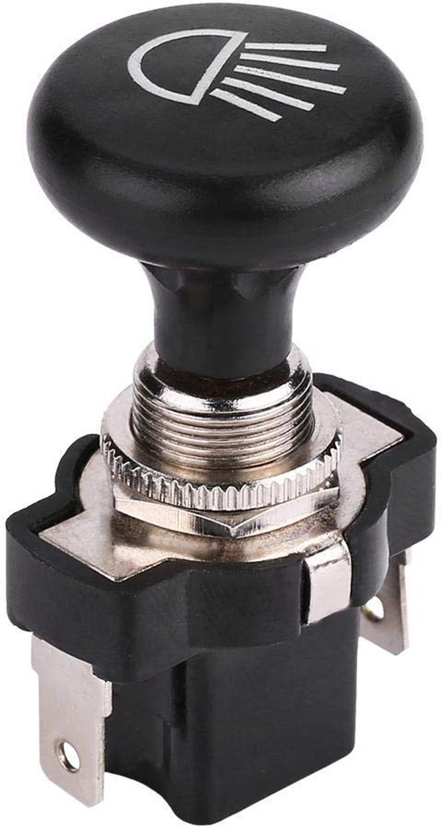 Dailygoods - Dailygoody - Push Pull Koplamp Schakelaar 12V voor Golfkar -