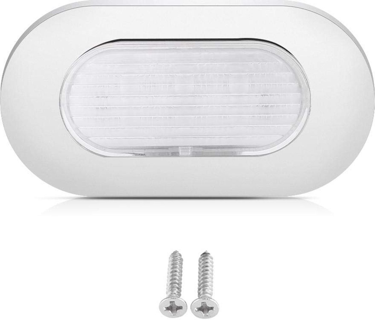 Dailygoods - Dailygoody - Bootverlichting LED - Rechthoekige lamp - Roestvrij staal - Waterdicht - Voor trapbrug of beleefdheid