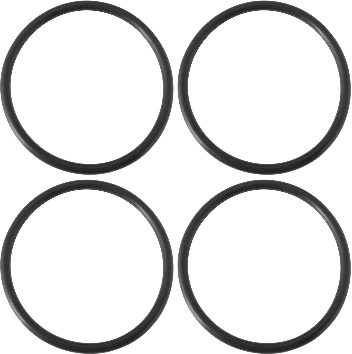 Dailygoods - Dailygoody - Filter O-ringen - Nitril Rubber - 75 x 5 mm - Hoge slijtvastheid - Geschikt voor Adey Magnaclean - Set van 4 stuks