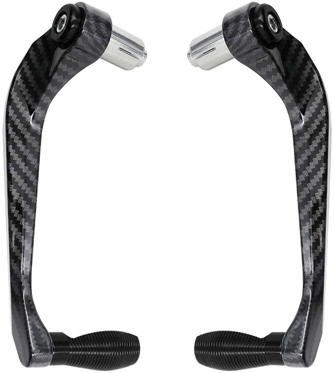 Dailygoody - Motorfiets Handvatbescherming - Brake Lever - Bescherming tegen schade - Zwart - Clutch Lever - Handbescherming voor motorrijders - Gesch...