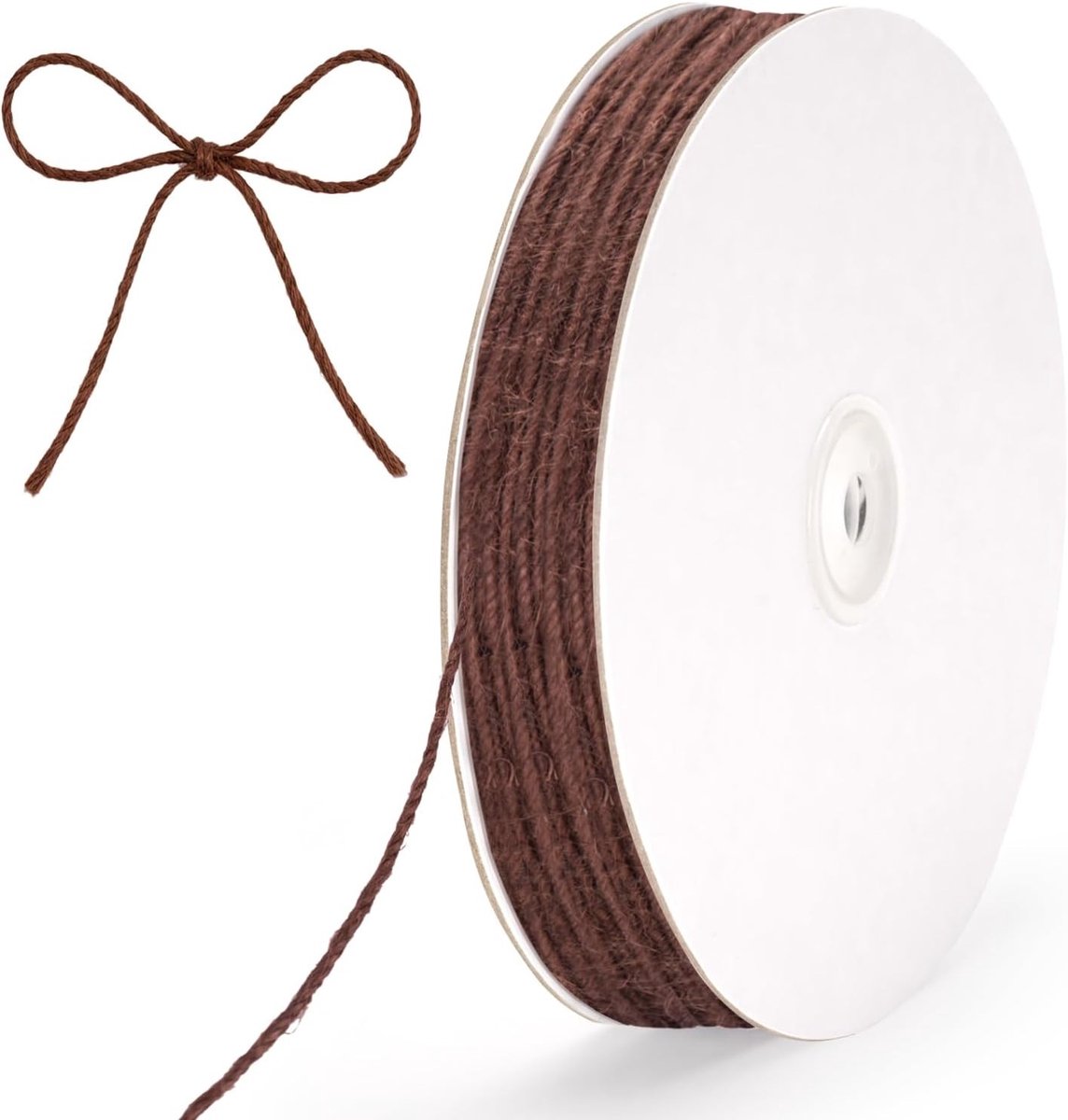 Natuurlijke Jute Touw 100 m, Gradient Kleur 2 mm, Mint Groen, Ideaal voor Decoratie, Tuinieren, Haken en Cadeauverpakking