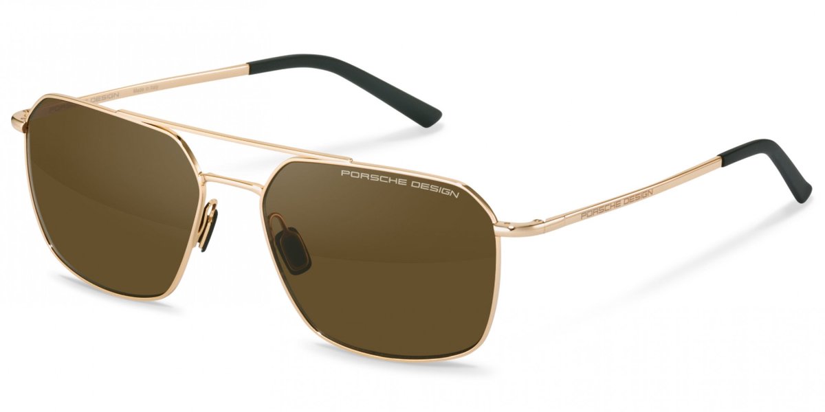 Porsche Design P8970 Gold 61/17/150 MAN Zonnebrillen