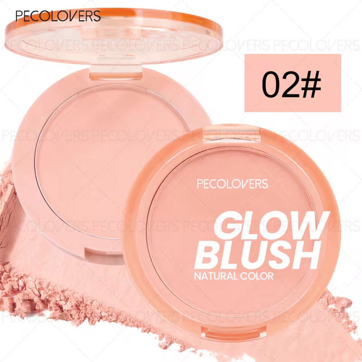 Blush Poeder Nude – Waterproof Blusher – Natuurlijke Finish & Langhoudende Gezichtsmake-up