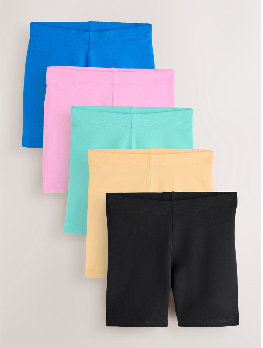 Next - Meisjes - Set van 5 fietsshorts - Zwart